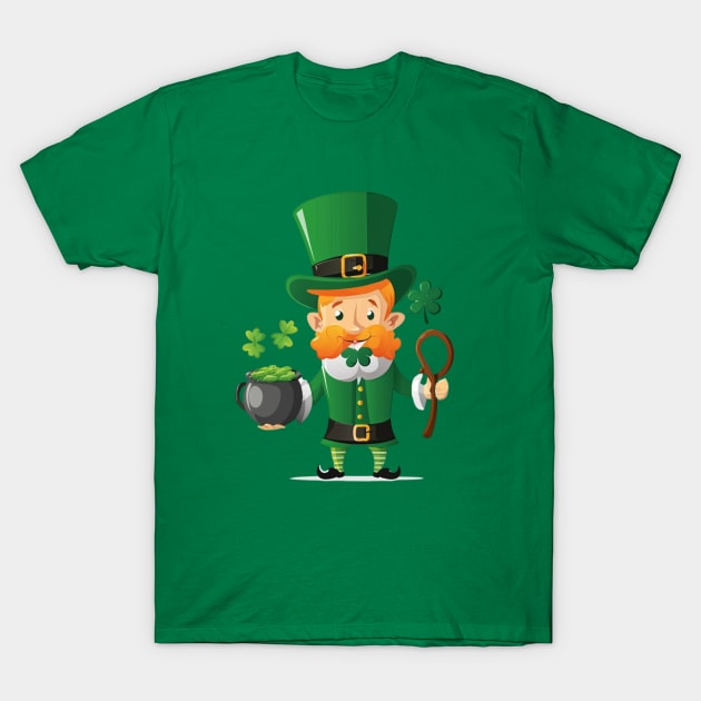 Lucky leprechaun st patrick's day T-Shirt by YuriArt